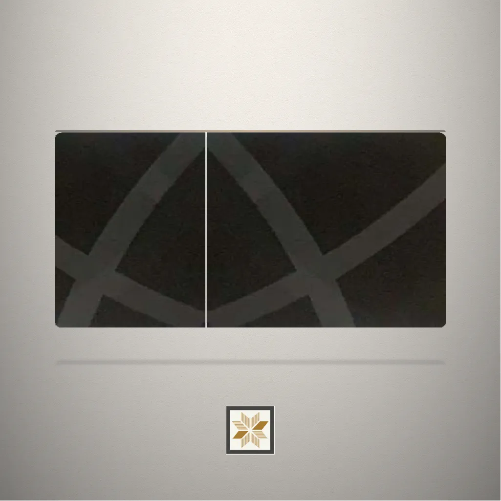 High Gloss Neuro Pattern Black Laminate (8x4 feet,1 mm): LM-18107