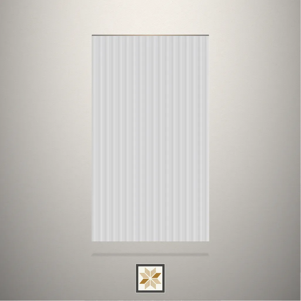 Textured Ash Grey Fluted Grey Laminate (8x4 feet,1 mm): LM-18116