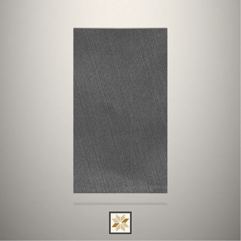 Matt Oliviya Dark Cross Wire Pattern Black Laminate (8x4 feet,1 mm): LM-18187