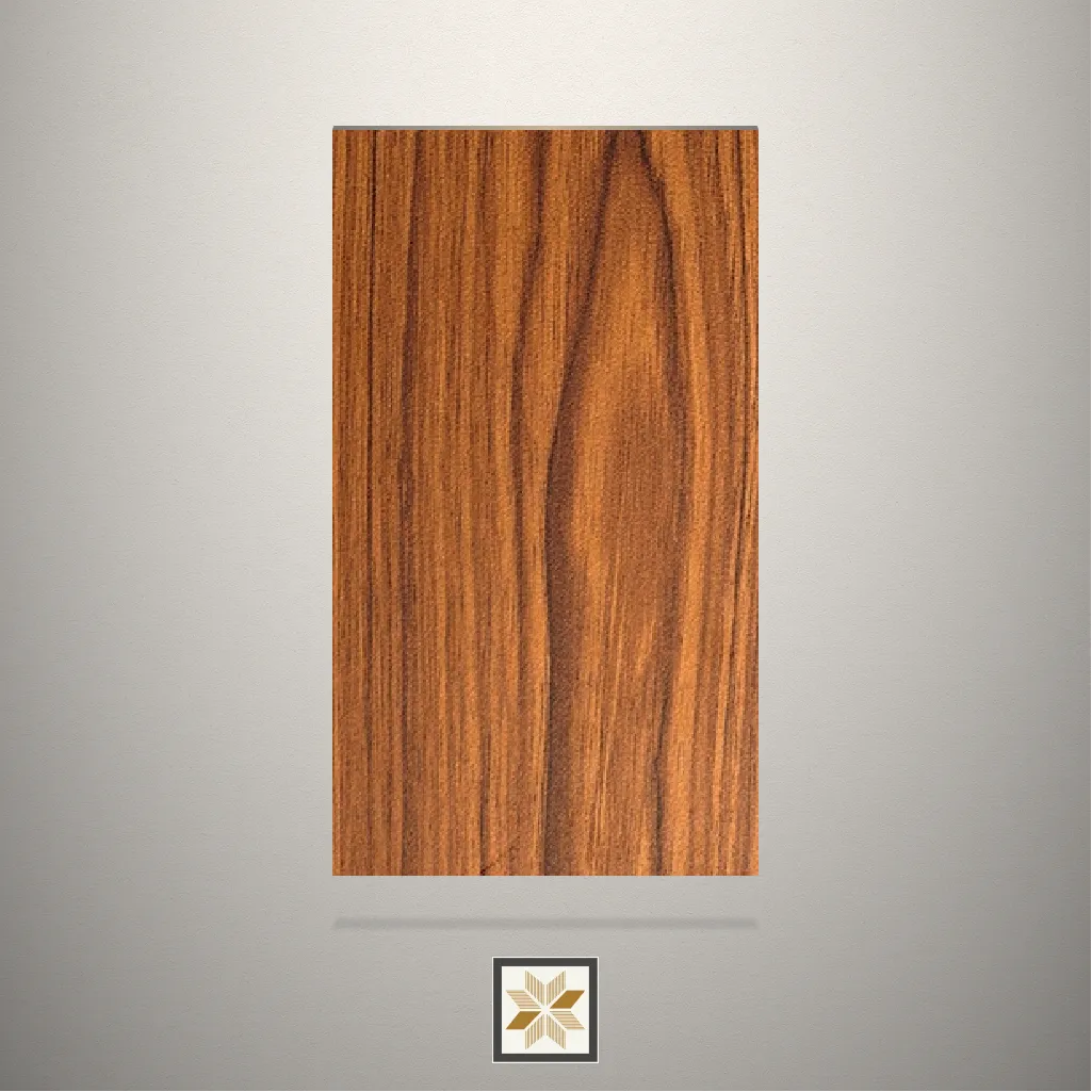 Suede Nayana Teak Wooden Brown Laminate (8x4 feet,0.8 mm): LM-18196