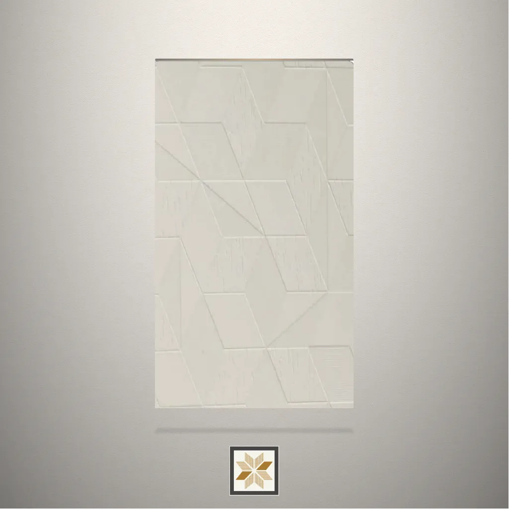 Textured Warm White Pattern White Laminate (8x4 feet,0.8 mm): LM-18216