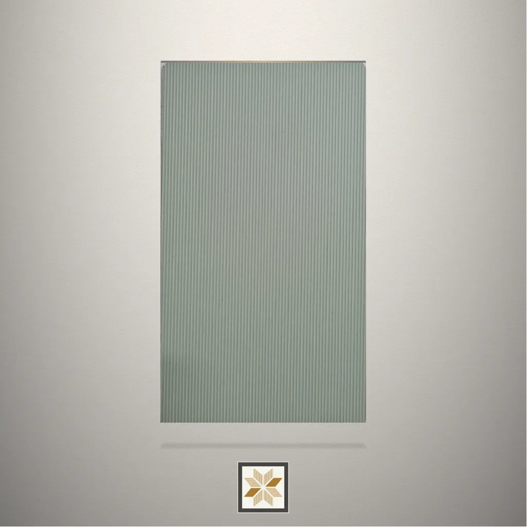 Textured Cape Grey Fluted Gold Laminate (8x4 feet,1 mm): LM-18222