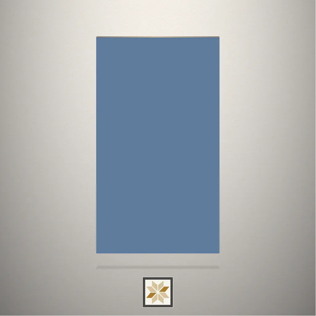 Matt Ocean Blue Solid Color Blue Laminate (8x4 feet,1 mm): LM-18223