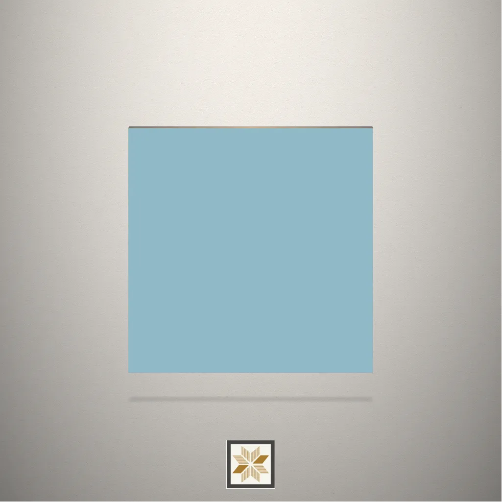 Gloss Ocean Blue Solid Color Blue Laminate (8x4 feet,1.5 mm): LM-18227