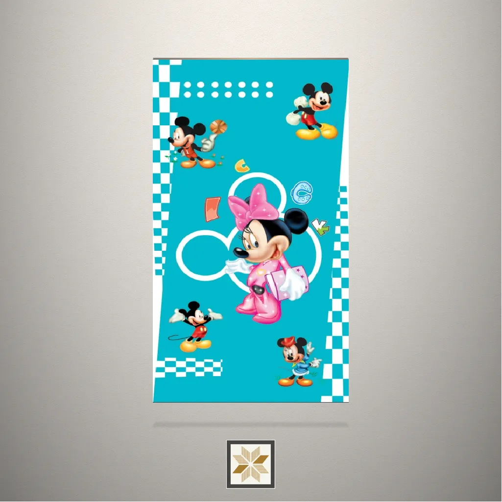 High Gloss Rich Digital Digital Printed Multi Colour Laminate (8x4 feet,1 mm): LM-18238