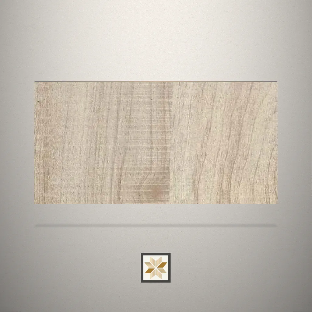 Suede Light Walnut Wooden Cream Laminate (8x4 feet,0.8 mm): LM-18254