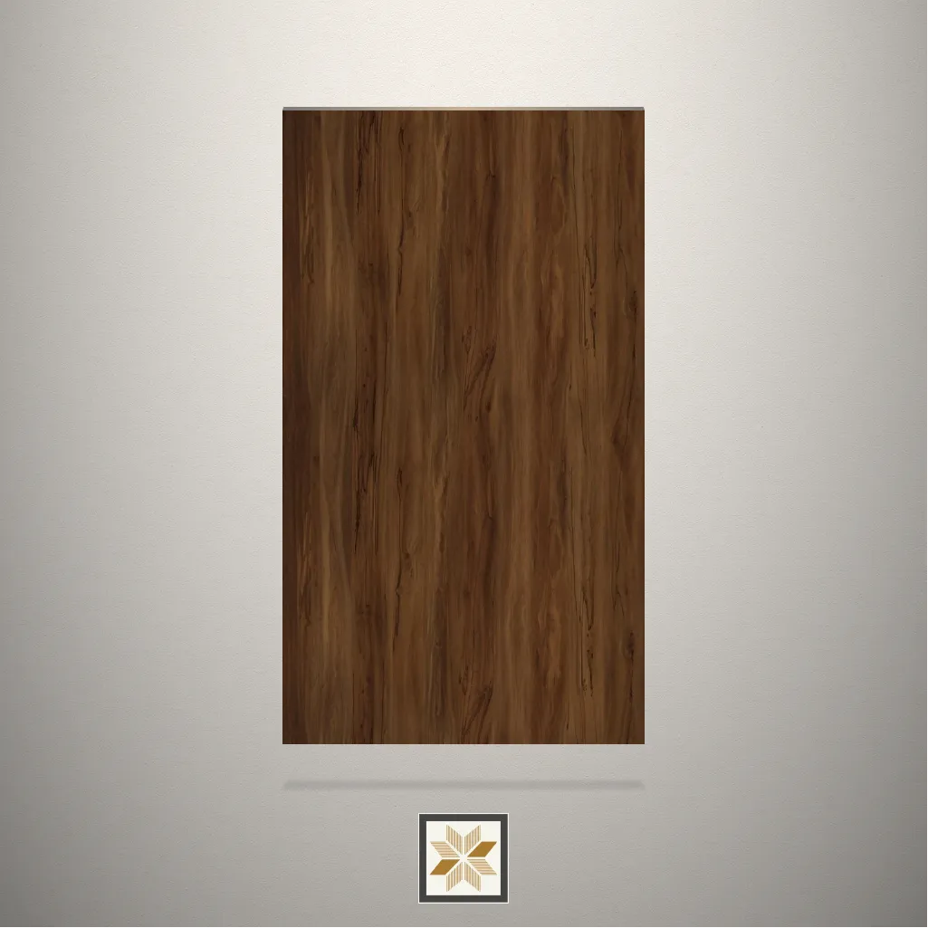 Textured Royal Choco Walnut Wooden Brown Laminate (8x4 feet,1 mm): LM-18285