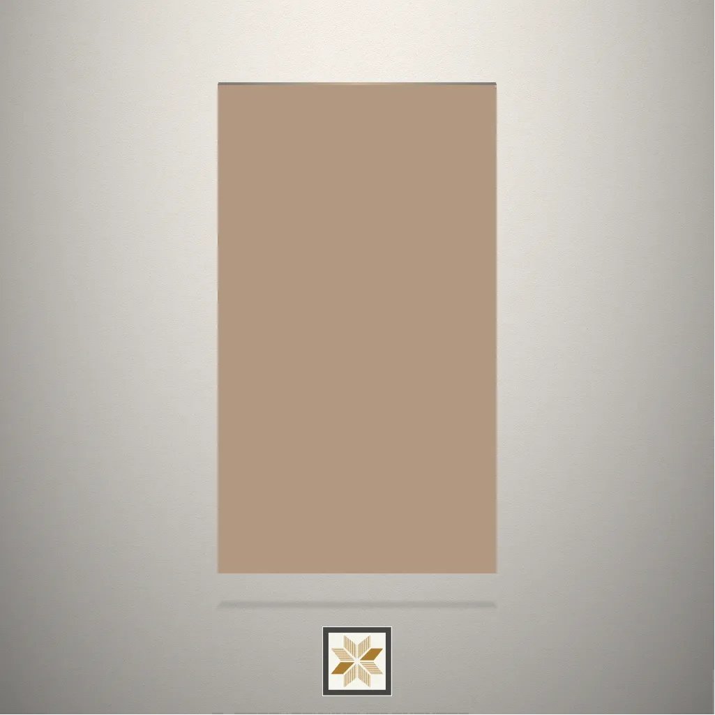 High Gloss Toffee Brown Solid Color Brown Laminate (8x4 feet,1.5 mm): LM-18292