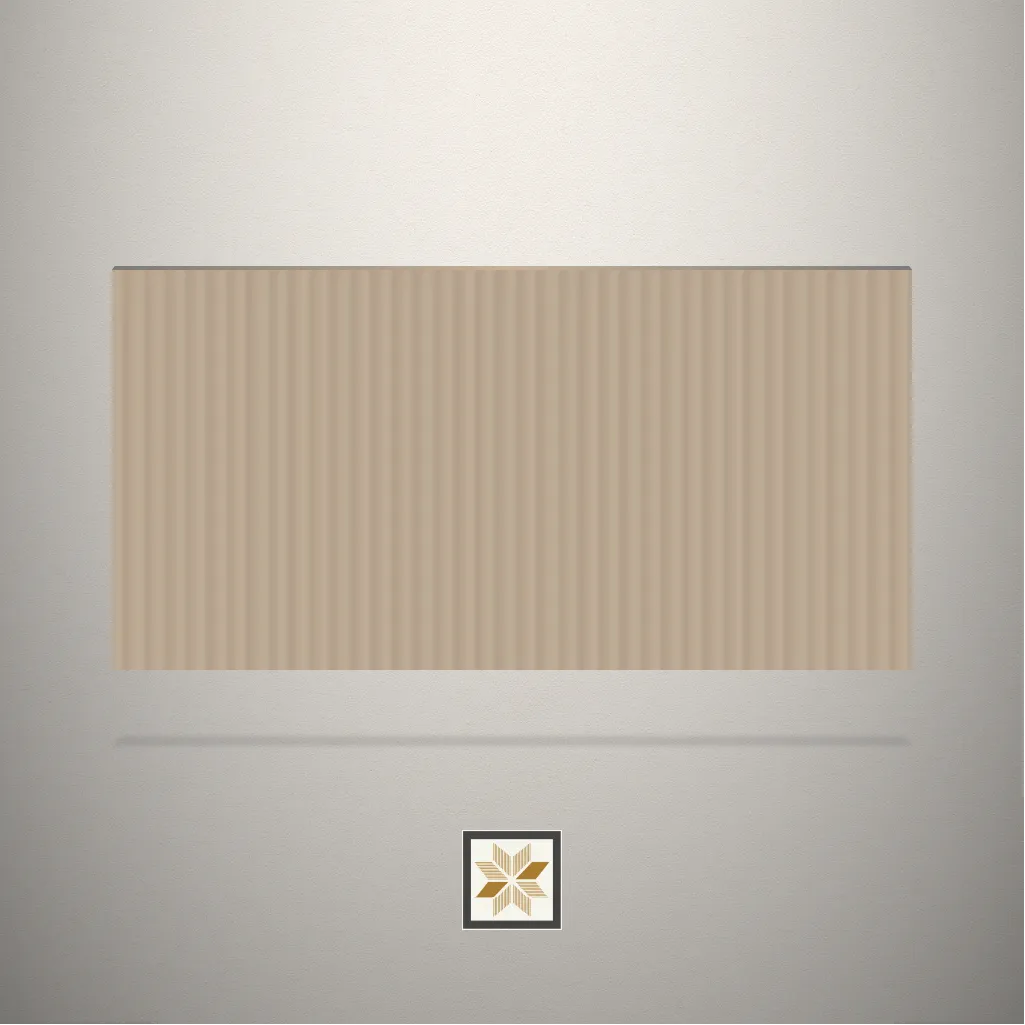 Textured Gobi Dunes Fluted Laminate (8x4 feet,1 mm): LM-18311