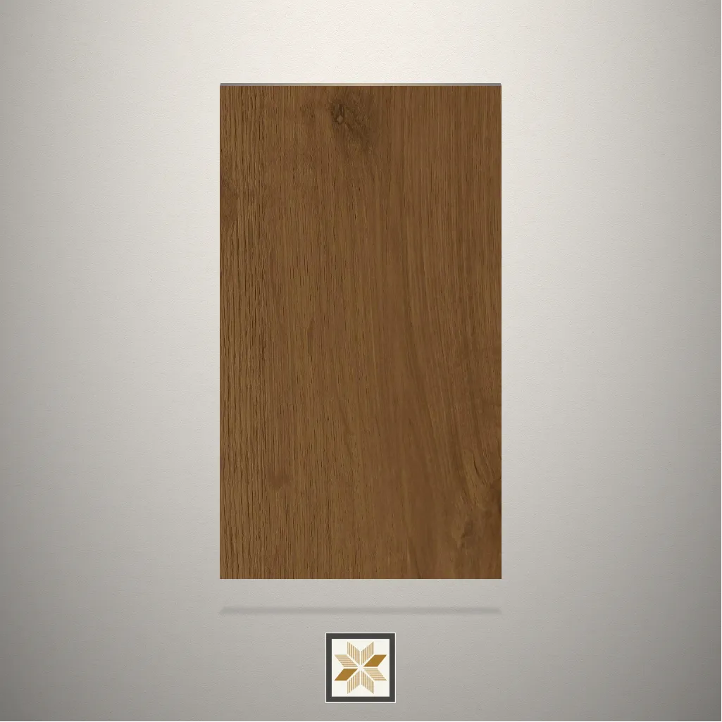 High Gloss Malay Teak Wooden Brown Laminate (8x4 feet,0.8 mm): LM-18341