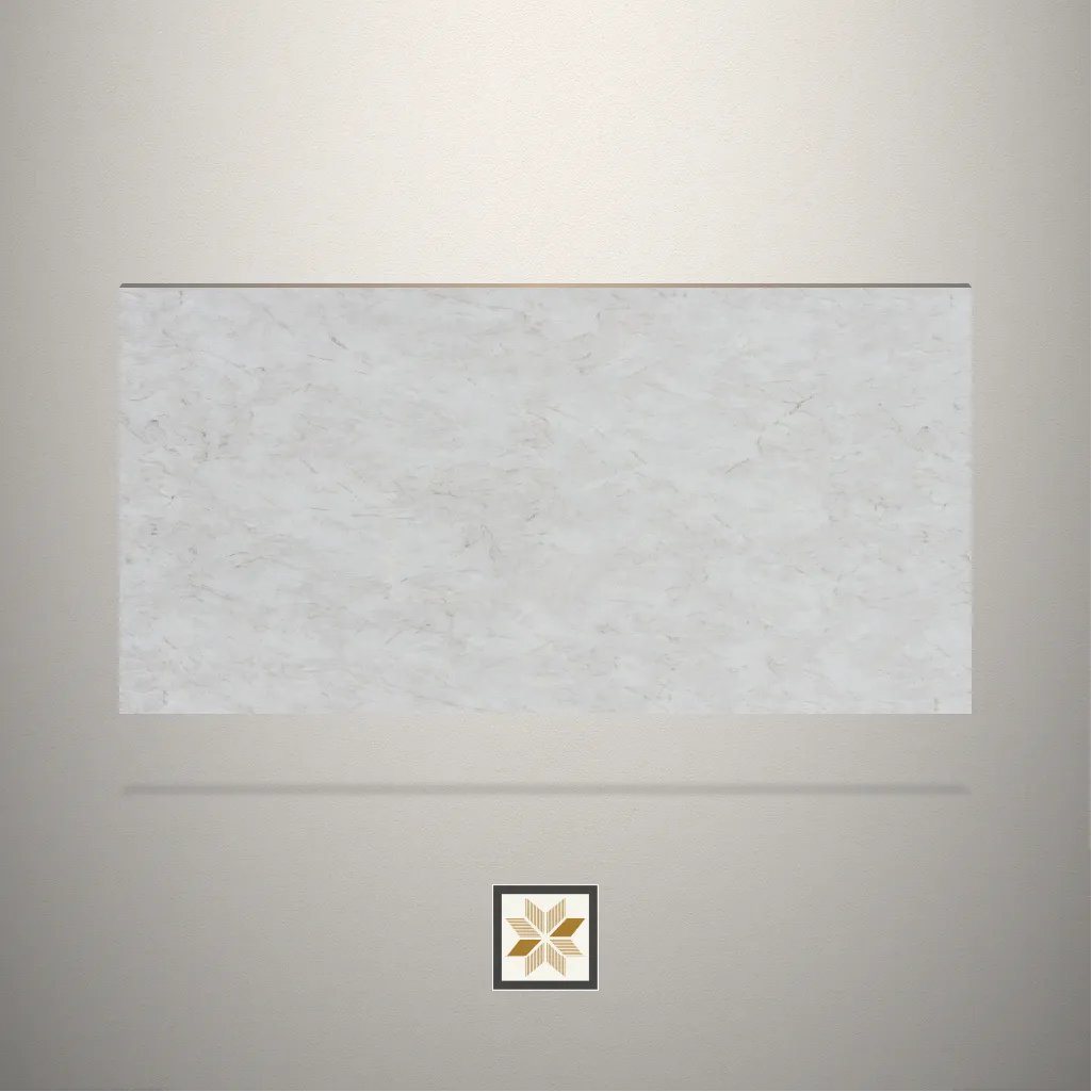 High Gloss Bright Brush Marble Grey Laminate (8x4 feet,1.5 mm): LM-18351