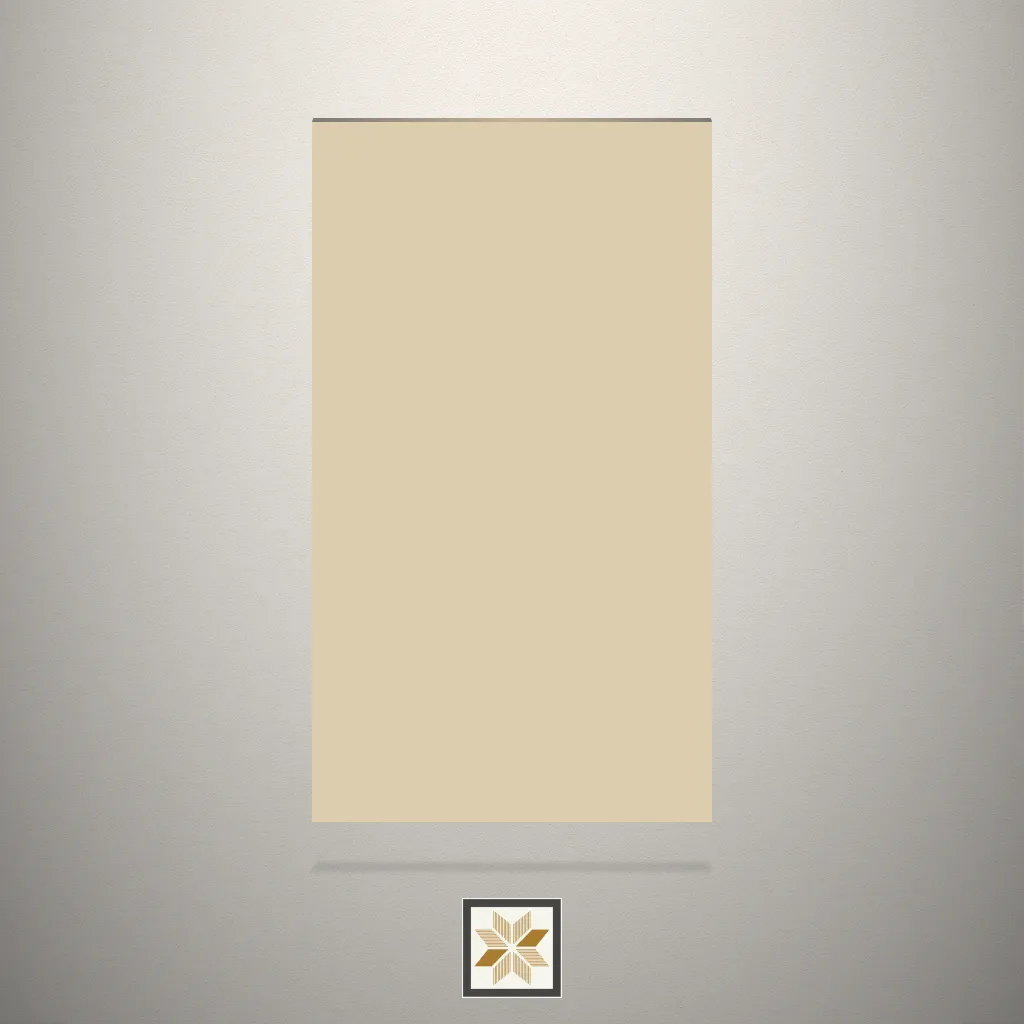 High Gloss Frappe Solid Color Cream Laminate (8x4 feet,1.5 mm): LM-18377