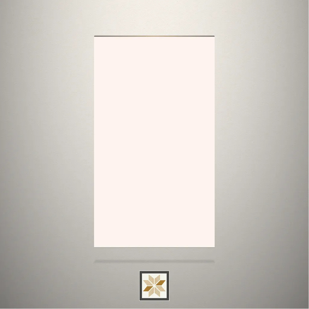 High Gloss Blush Creme Solid Color Cream Laminate (8x4 feet,1.5 mm): LM-18378