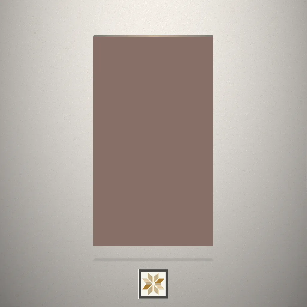 Metal Hot Chocolate Solid Color Brown Laminate (8x4 feet,1.5 mm): LM-18384