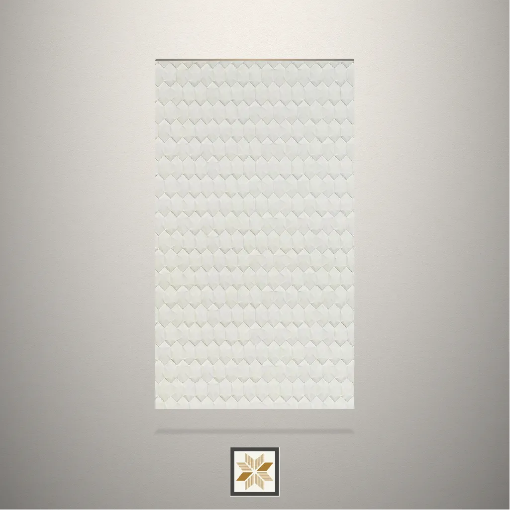 Textured Egg White Pattern White Laminate (8x4 feet,0.8 mm): LM-18388