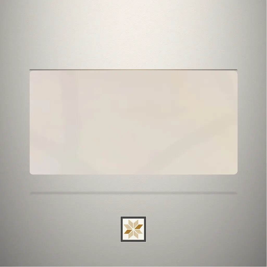 High Gloss Solid Color Cream Laminate (8x4 feet,1 mm): LM-18440