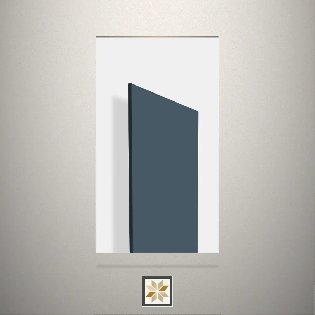 Matt Fogg Solid Color Blue Laminate (8x4 feet,1 mm): LM-18470