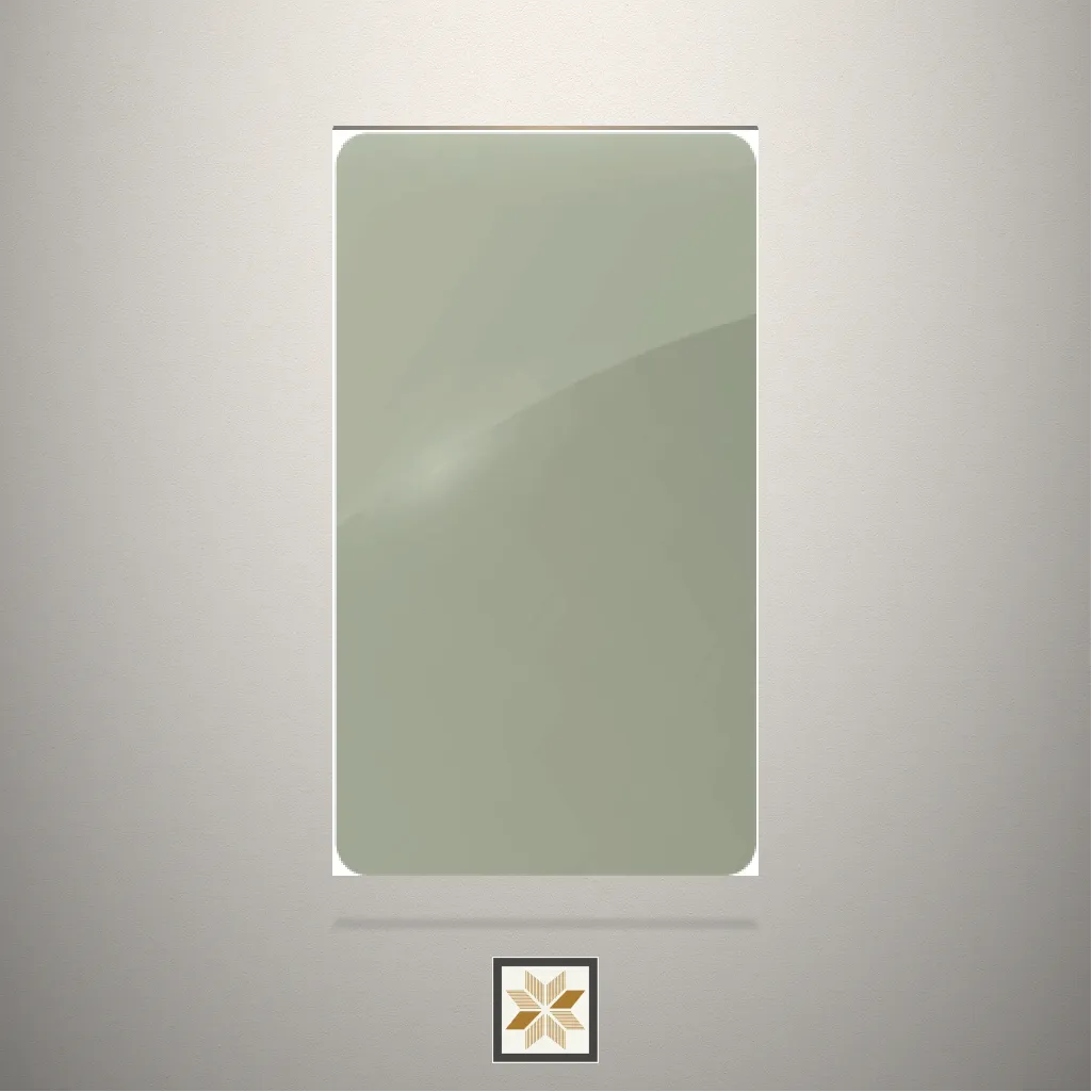 High Gloss Panache Sparkle Glitter Grey Laminate (8x4 feet,1 mm): LM-18495