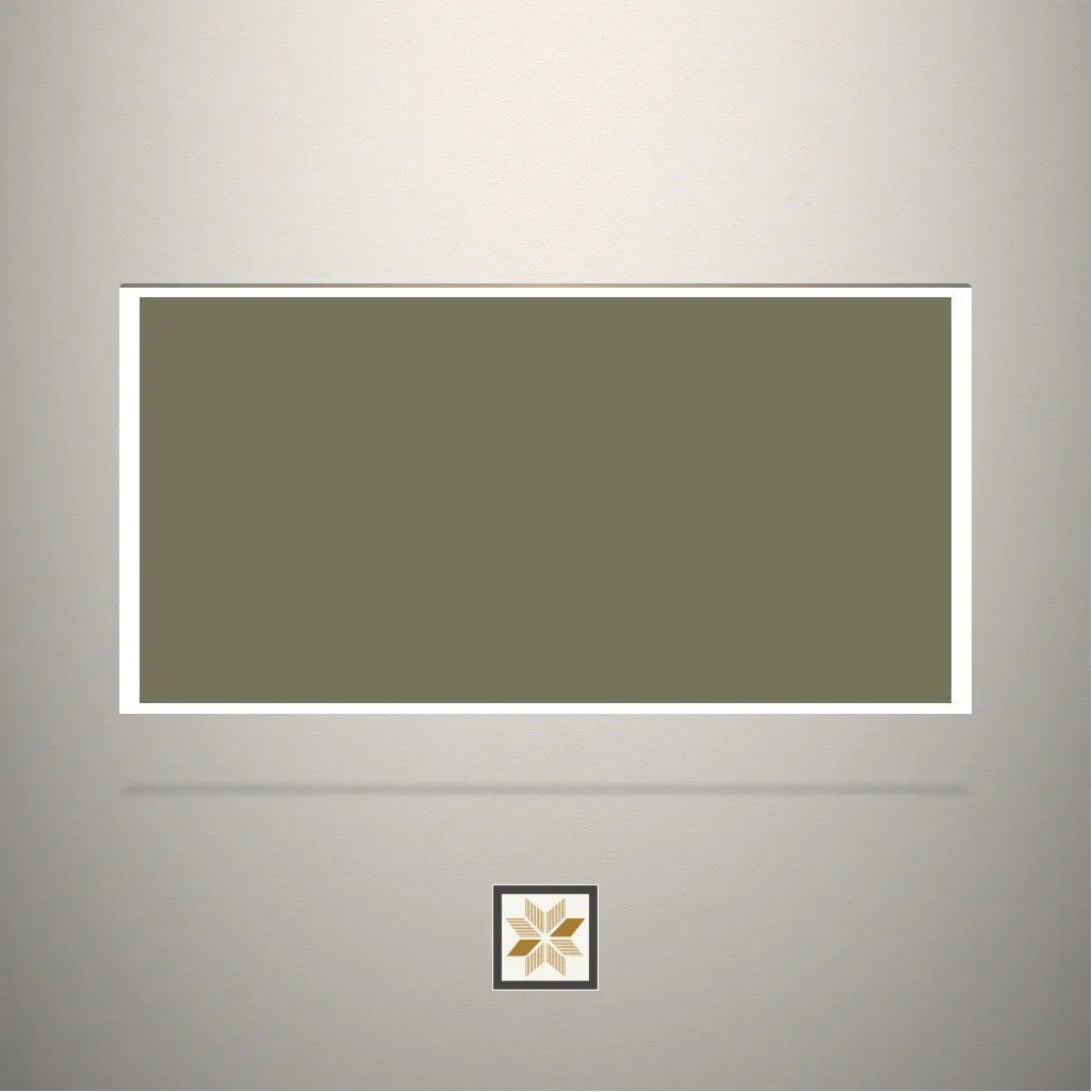 Suede Army Green Solid Color Gold Laminate (8x4 feet,1 mm): LM-18506