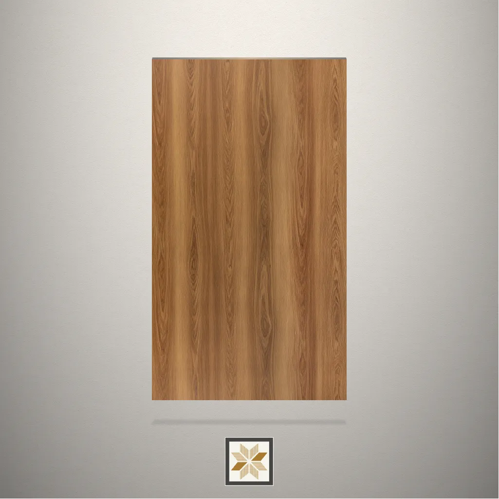 Textured Ambruna Cerejera Wooden Brown Laminate (8x4 feet,1 mm): LM-18521
