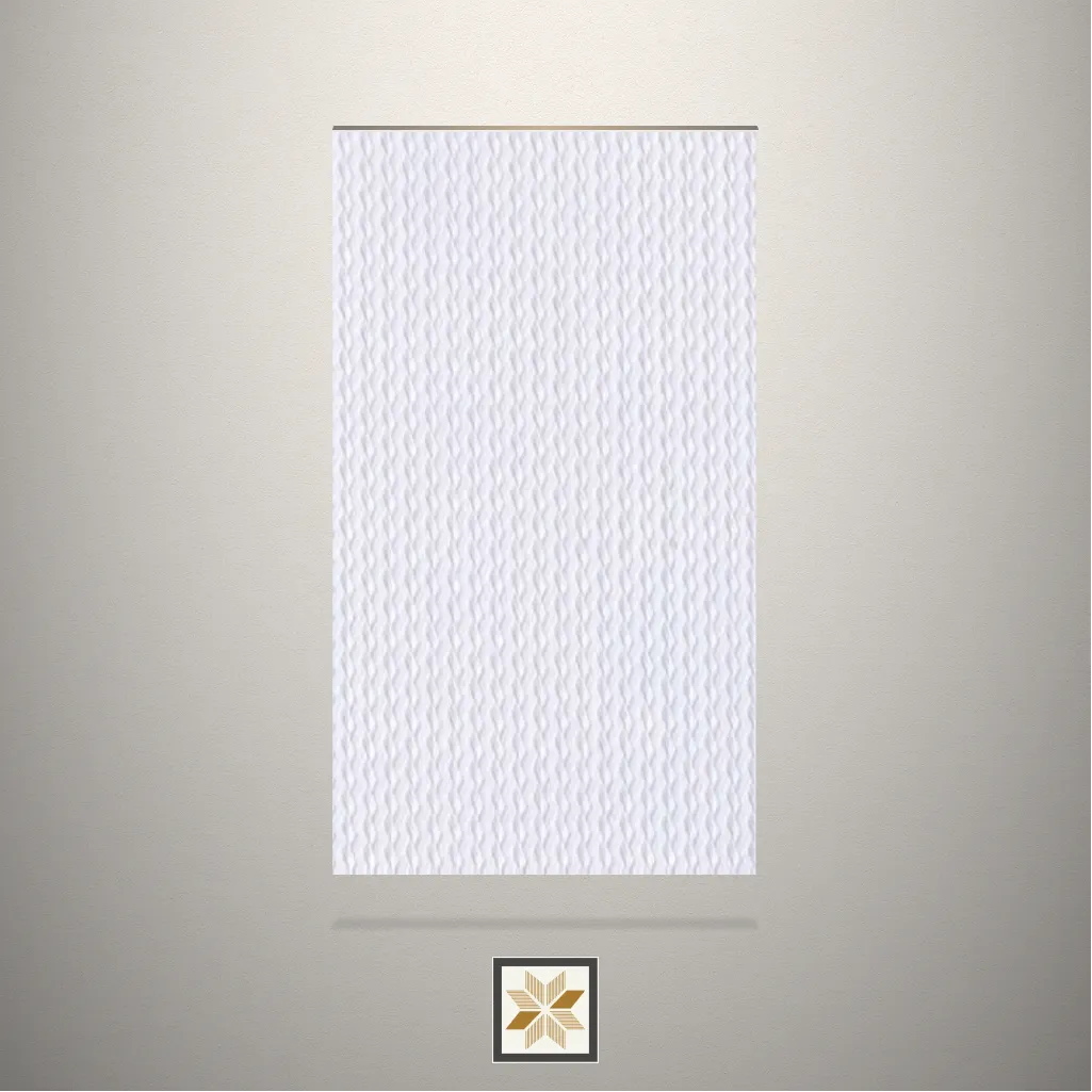 Textured Pattern White Laminate (8x4 feet,1.25 mm): LM-18538