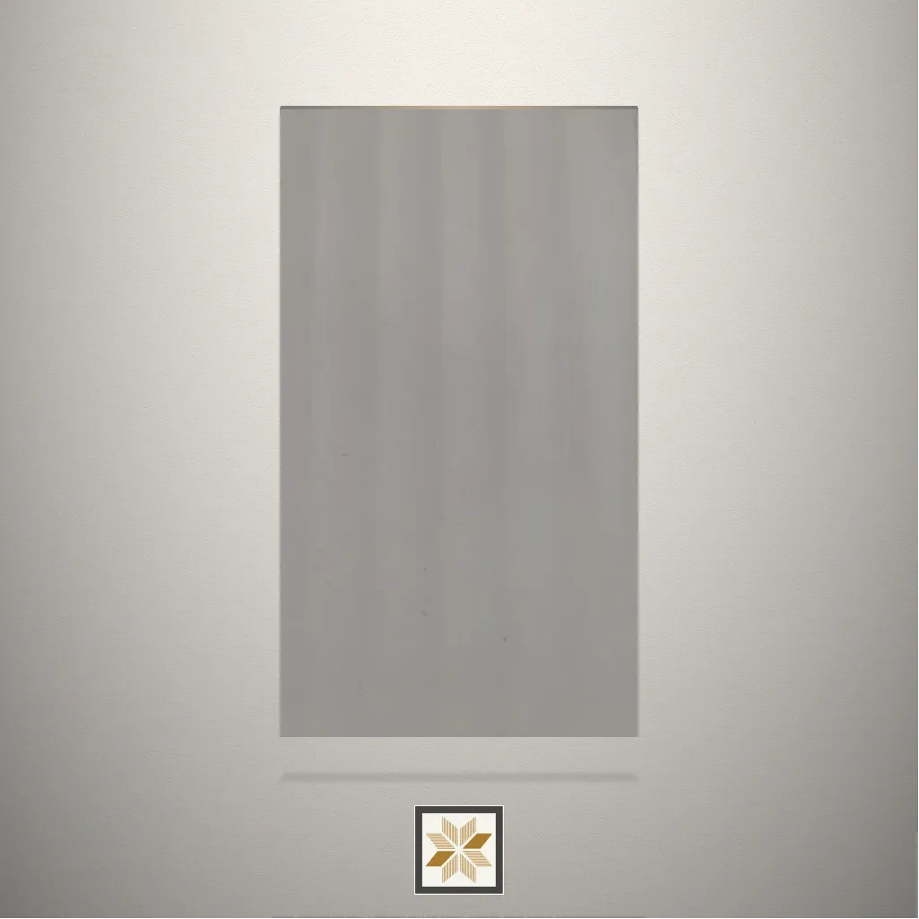 Egg White Fluted White Laminate (8x4 feet,1 mm): LM-18558