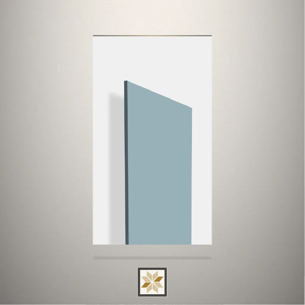 Suede Whyte Blue Solid Color Blue Laminate (8x4 feet,1 mm): LM-18560