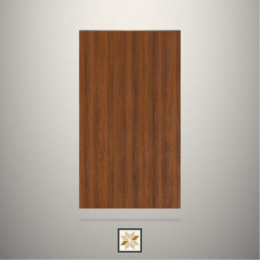 Textured Golden Pecan Wooden Laminate (8x4 feet,1 mm): LM-18588
