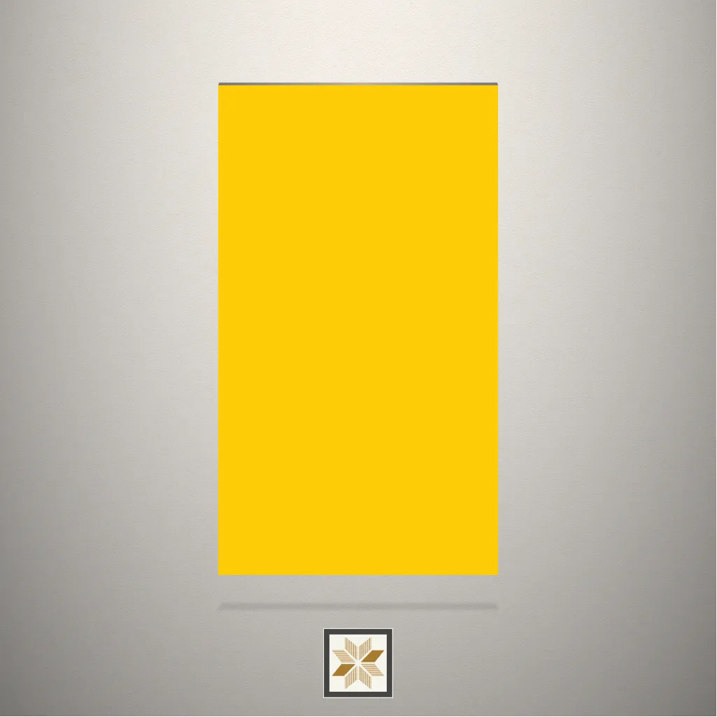 High Gloss Yellow Solid Color Yellow Laminate (8x4 feet,0.8 mm): LM-18594