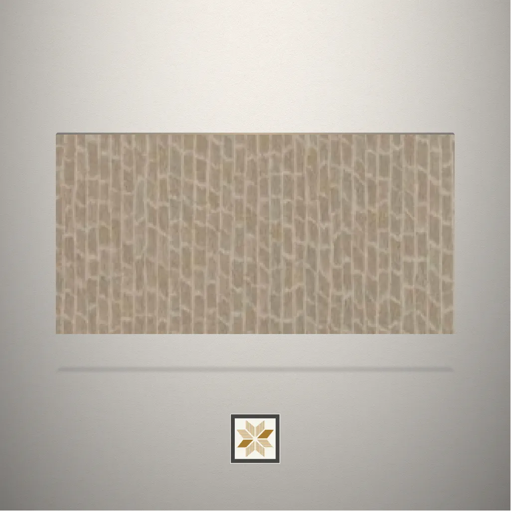 Suede Natural Bamboo Pattern Brown Laminate (8x4 feet,1 mm): LM-18602