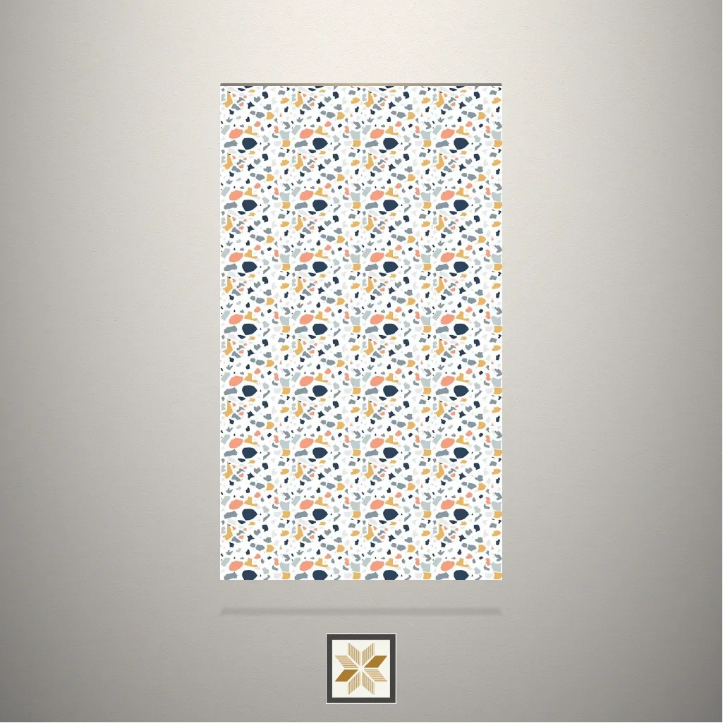 Textured Digital Printed Multi Colour Laminate (8x4 feet,1 mm): LM-18618