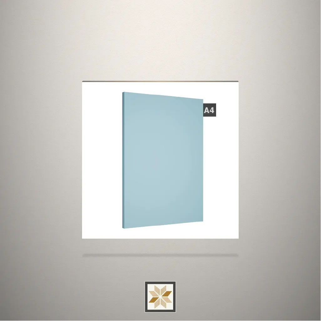 Suede Baby Blue Solid Color Blue Laminate (8x4 feet,1 mm): LM-18635