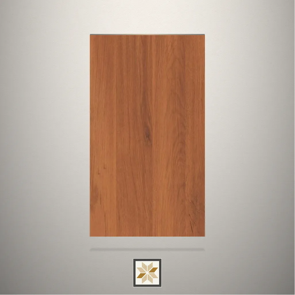 PU(Polyurethane) Ligneous Wood Wooden Brown Laminate (8x4 feet,0.95 mm): LM-18648