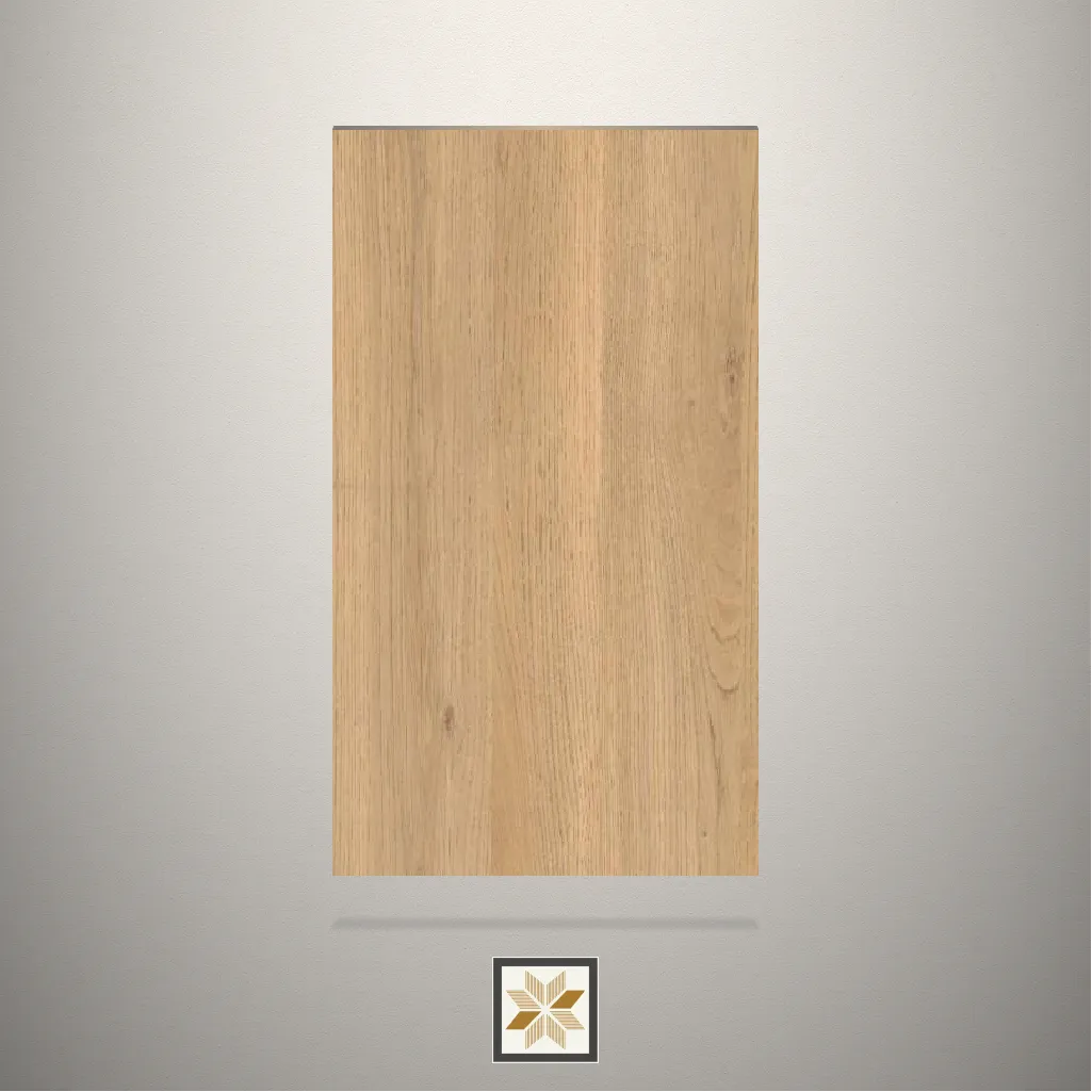Textured European Oak Wooden Brown Laminate (8x4 feet,0.95 mm): LM-18684
