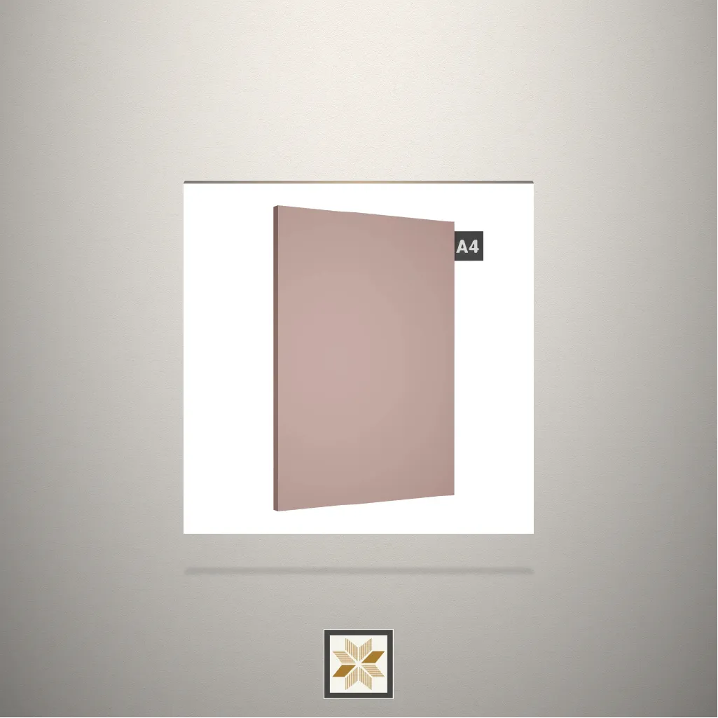Matt Salmon Solid Color Pink Laminate (8x4 feet,1 mm): LM-18714