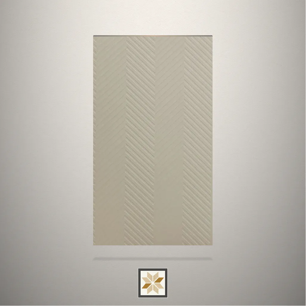 Textured Fluted Grey Laminate (8x4 feet,0.8 mm): LM-18746