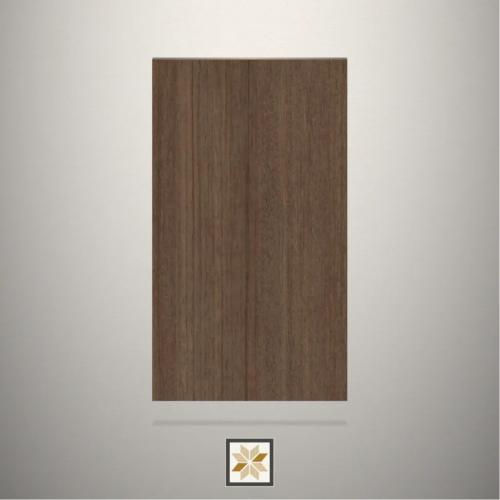 Suede Muscat Teak Dark Wooden Brown Laminate (8x4 feet,1 mm): LM-18756
