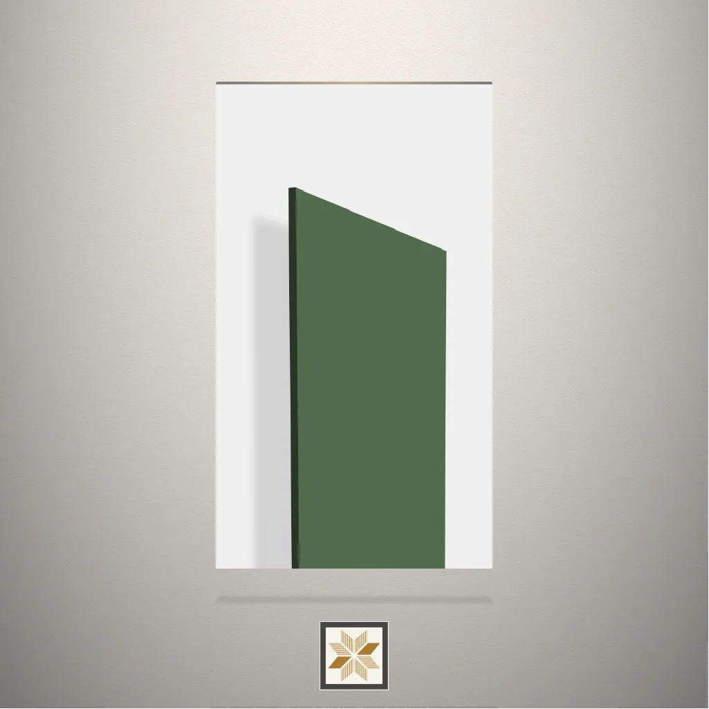 Suede Lush Solid Color Green Laminate (8x4 feet,1 mm): LM-18791