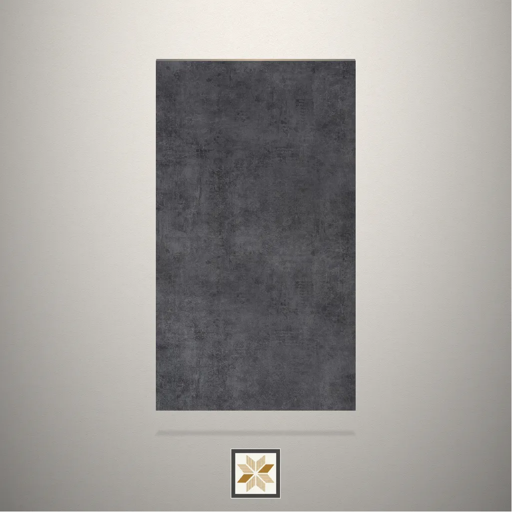 Leather Atelier Dark Leather Grey Laminate (8x4 feet,1 mm): LM-18792