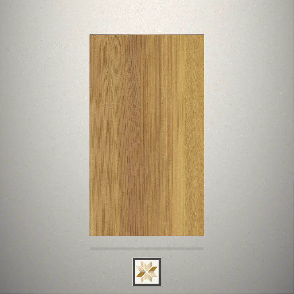 Textured Shinsyu Hinoki Wooden Brown Laminate (8x4 feet,1 mm): LM-18826