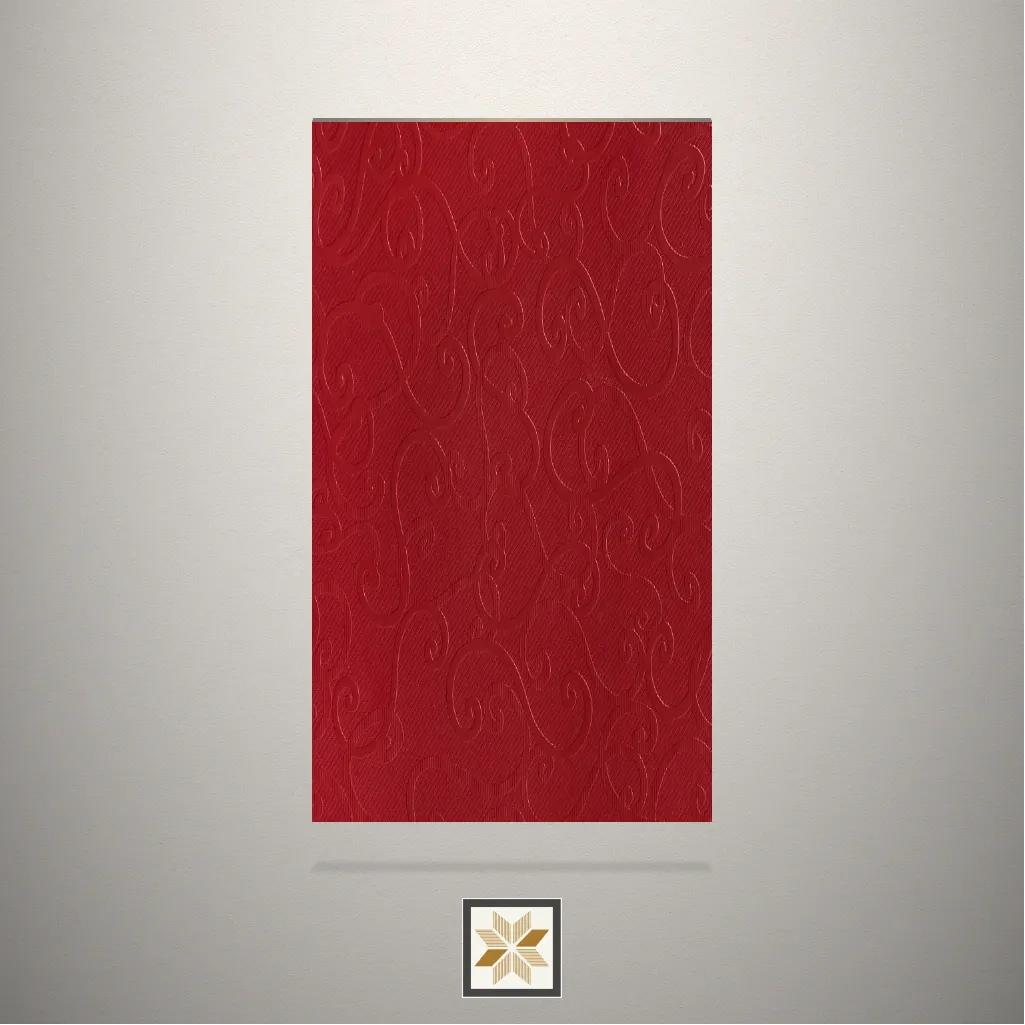 Textured Red Pattern Red Laminate (8x4 feet,0.8 mm): LM-18913
