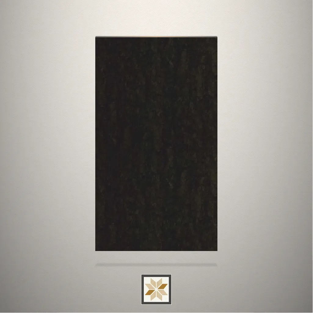 Textured Black Pearl Stone Black Laminate (8x4 feet,0.8 mm): LM-18985