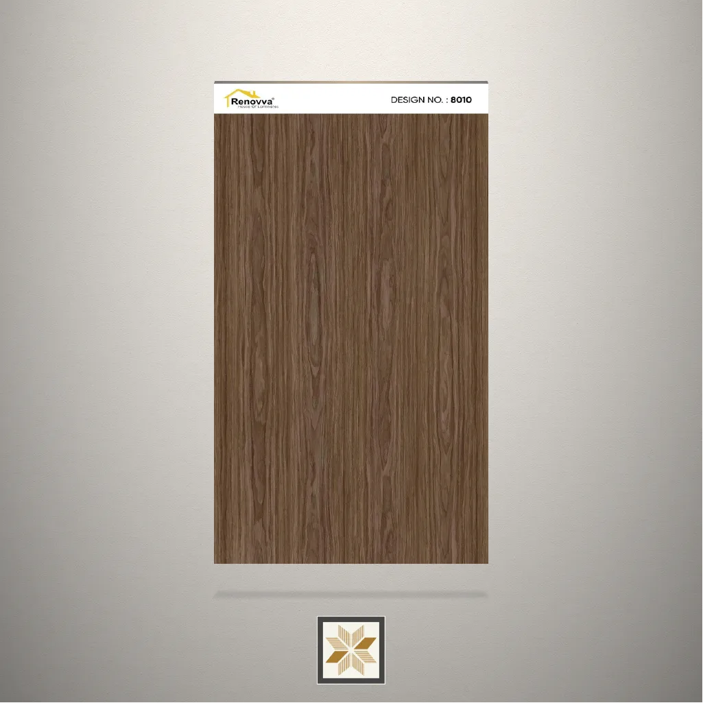 Suede Valley Brown Wooden Brown Laminate (8x4 feet,1 mm): LM-19034
