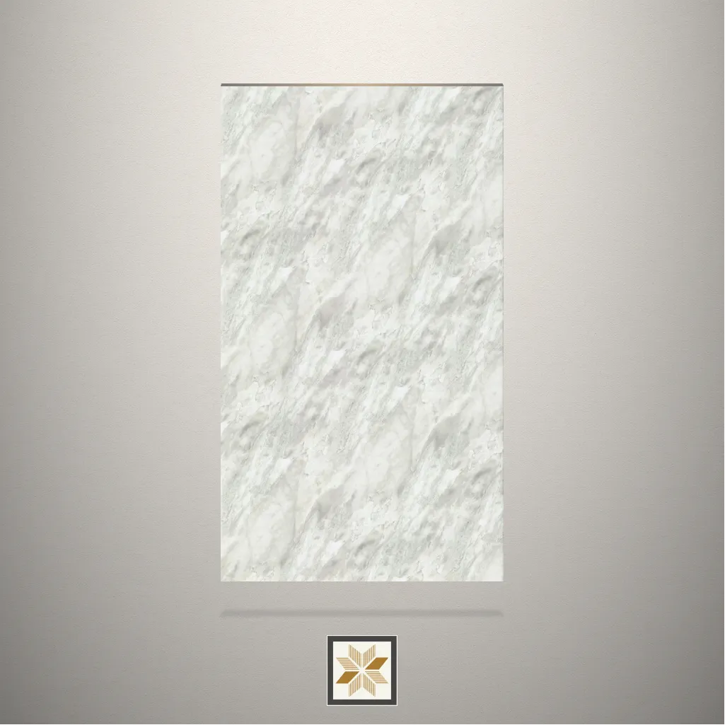 Textured Rocking Marbelo Marble White Laminate (8x4 feet,1 mm): LM-19049