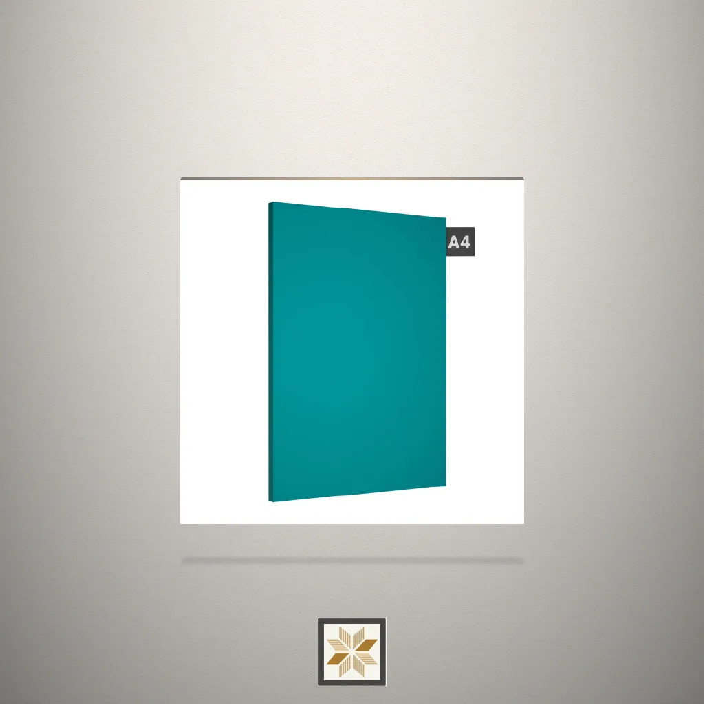 Matt Turquoise Green Solid Color Green Laminate (8x4 feet,1 mm): LM-19078