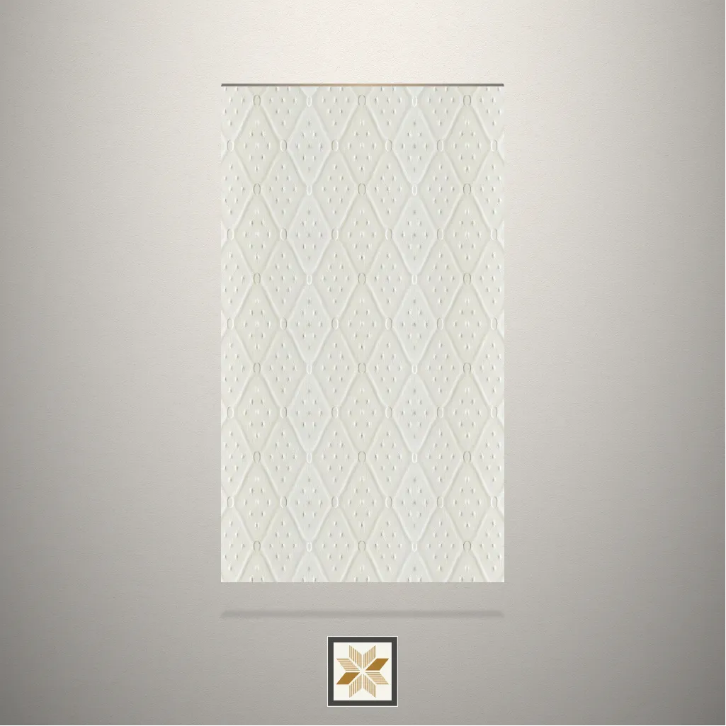 Textured Egg White Pattern White Laminate (8x4 feet,0.8 mm): LM-19108