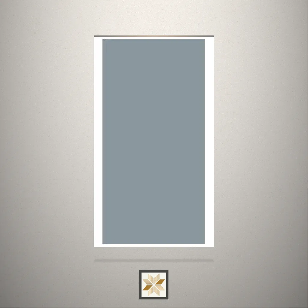 High Gloss Desert Sage Solid Color Grey Laminate (8x4 feet,1 mm): LM-19120