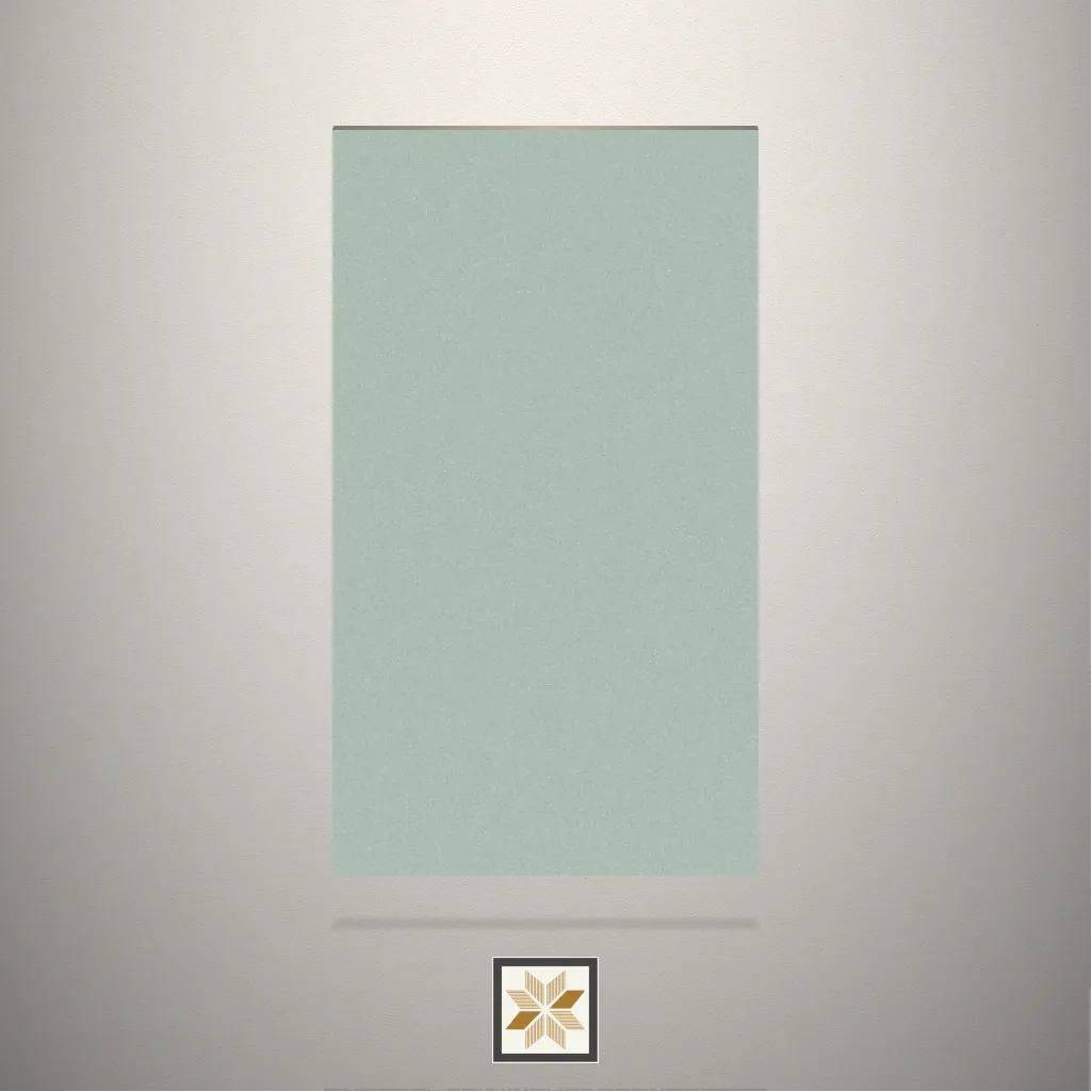 High Gloss Sea Green Solid Color Grey Laminate (8x4 feet,1 mm): LM-19158