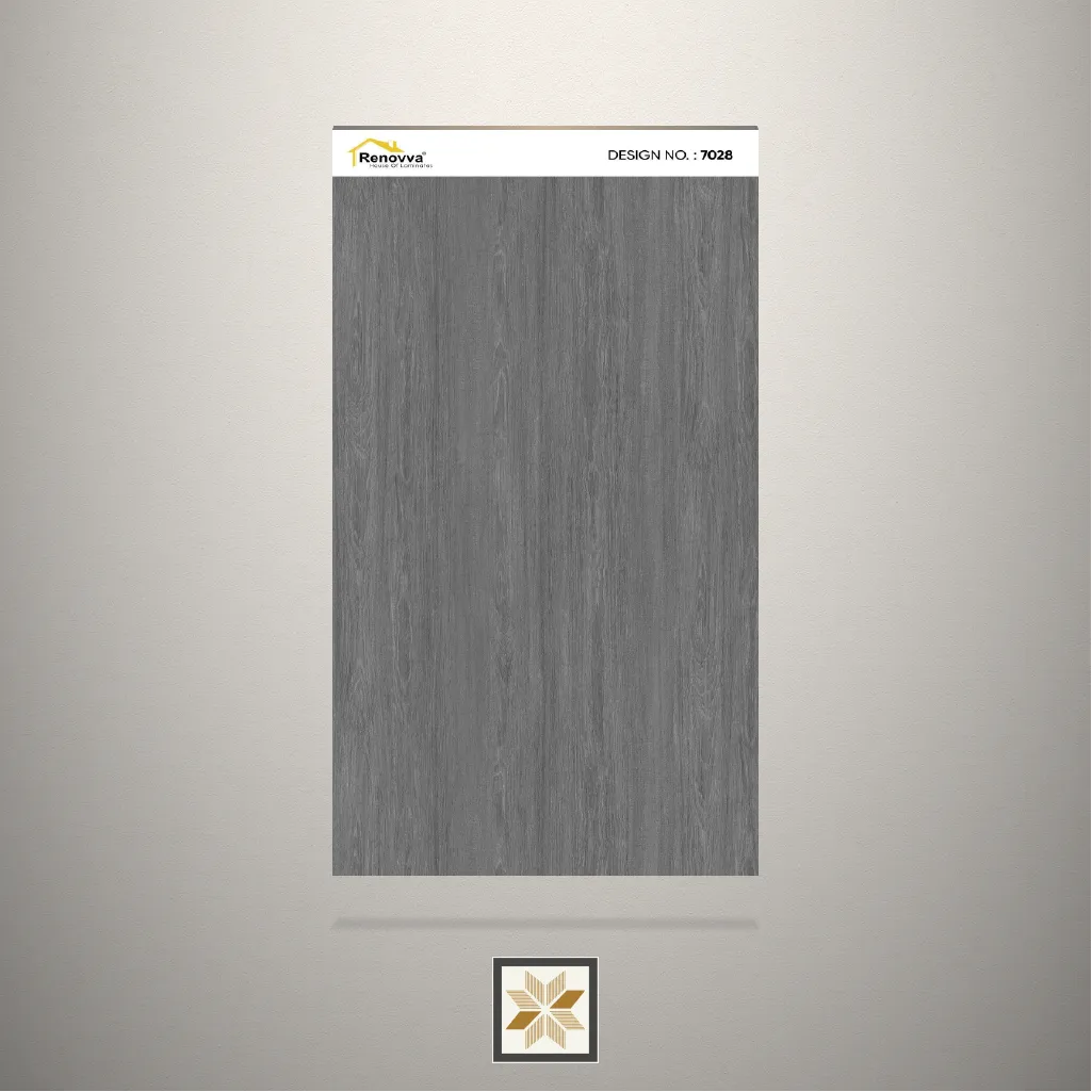Textured Tundra Forest Wooden Grey Laminate (8x4 feet,1 mm): LM-19160