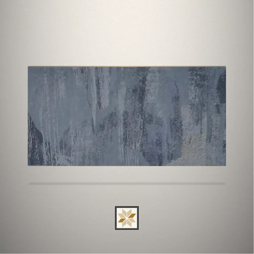 Textured Stone Blue Laminate (8x4 feet,1 mm): LM-19197